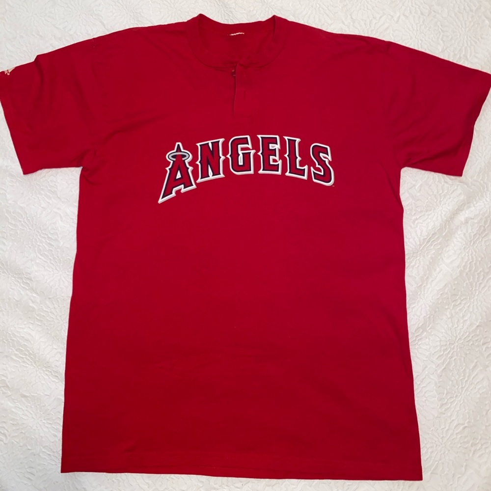 LOS ANGELES ANGELS OF ANAHEIM MLB Henley T-Shirt